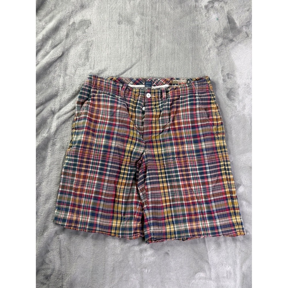 Polo Ralph Lauren AUTHENTIC India Madras 32x8 Multicolor Plaid Checkered Men M